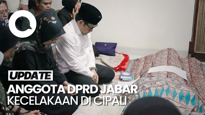 Cak Imin Melayat Erni Sugiyanti yang Meninggal Seusai Kecelakaan di Cipali