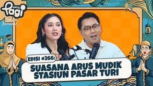 Suasana Arus Mudik Stasiun Pasar Turi