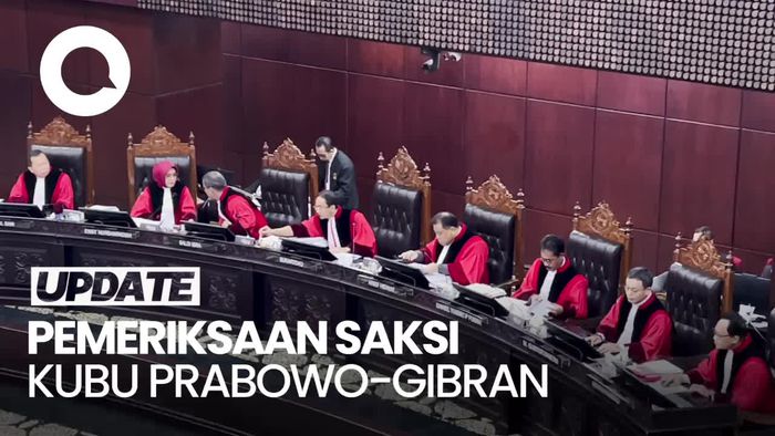 Sidang MK Dilanjutkan, Giliran Saksi dan Ahli Kubu Prabowo-Gibran Beri Keterangan