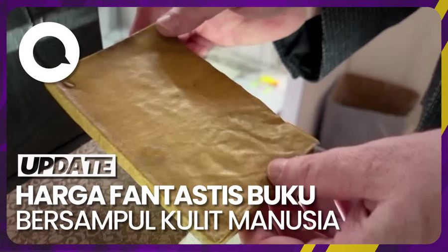 Potret Buku Bersampul Kulit Manusia, Segini Harganya