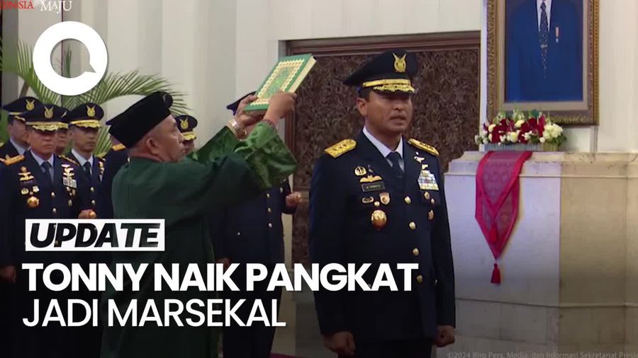 Jokowi Lantik Marsdya Tonny Harjono sebagai KSAU