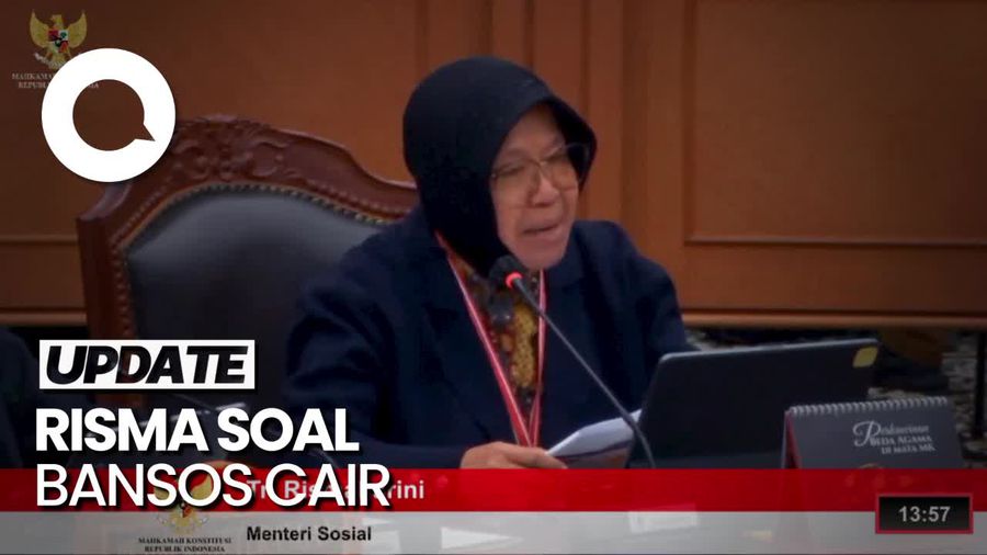 Mensos Jawab Hakim Konstitusi soal Alasan Bansos Cair Januari-Februari