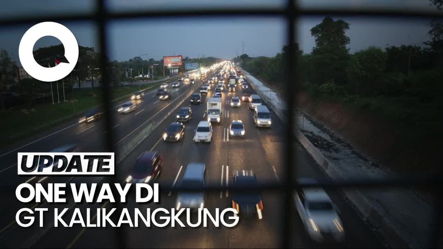 One Way Mulai Diberlakukan di GT Kalikangkung