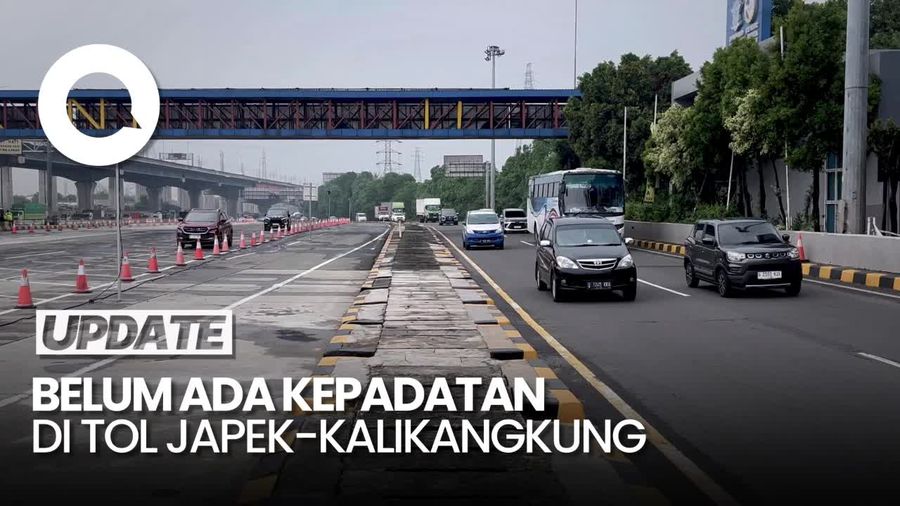 Polisi Tunda Contra Flow-One Way di Tol Japek-Kalikangkung