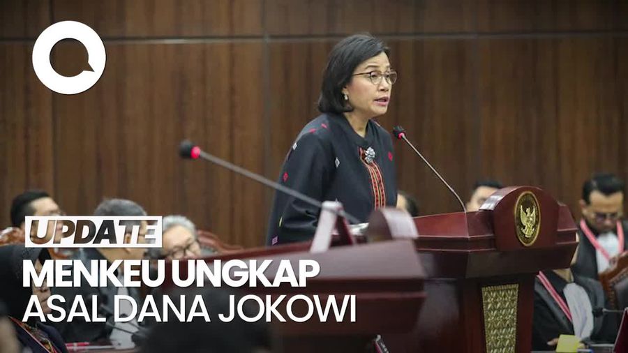 Sri Mulyani Jelaskan Dana Jokowi Bagi-bagi Barang ke Warga saat Kunker