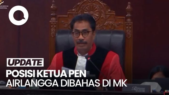 Bahas Elektabilitas Golkar, Hakim MK Tanya Airlangga soal Jabatan Ketua PEN