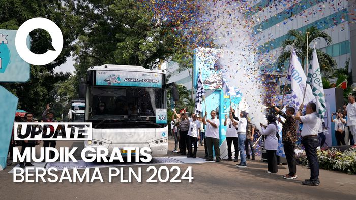 Ribuan Orang Bersemangat Ikut Mudik Gratis Bersama PLN Tahun 2024