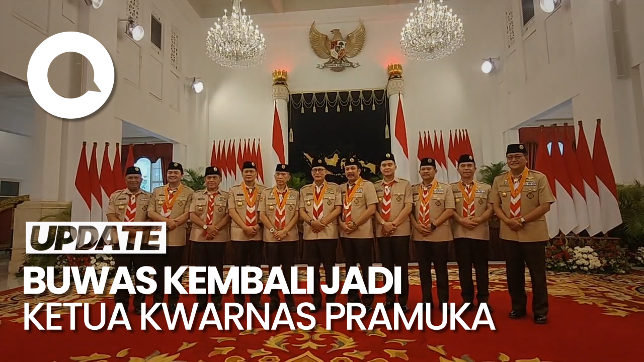 Jokowi Kukuhkan Budi Waseso Jadi Ketua Kwarnas Pramuka 2023-2028