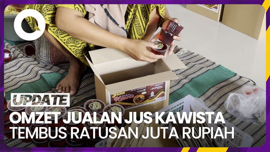 Jus Kawista Rembang Laris Manis Jelang Lebaran