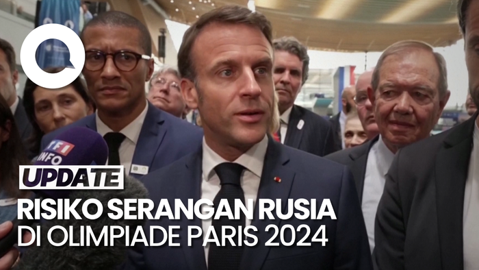 Macron Yakin Olimpiade Paris 2024 Bakal Jadi Target Serangan Rusia
