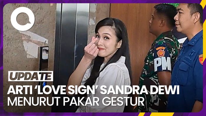 Pakar Gestur Nilai Love Sign Sandra Dewi untuk Tenangkan Emosi
