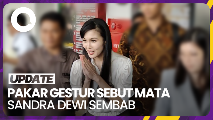 Pakar Gestur Sebut Mata Sandra Dewi Sembab, Sedang Tidak Baik-baik Saja