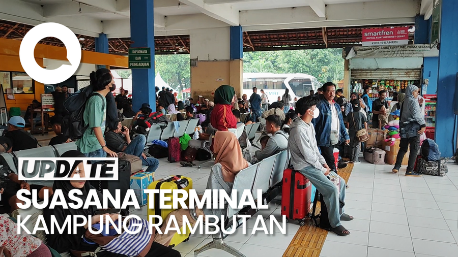 Terminal Kampung Rambutan Didominasi Pemudik Tujuan Sumatera di H-5 Lebaran
