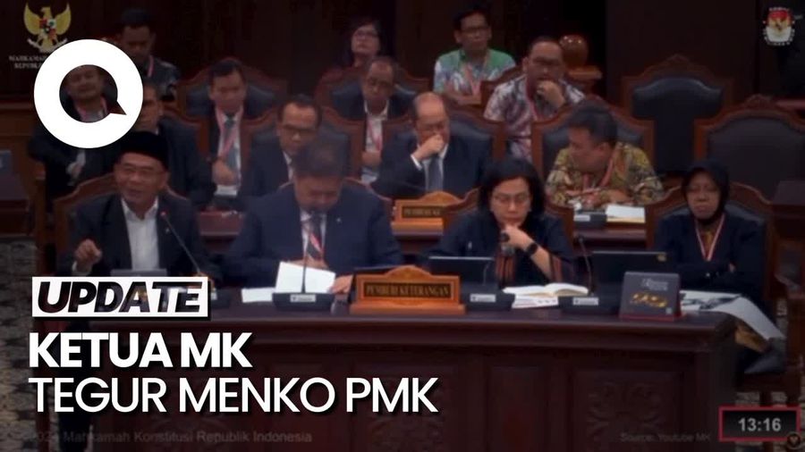 Ketua MK Tegur Muhadjir Gegara Berpendapat soal Pengaruh Kunker Jokowi