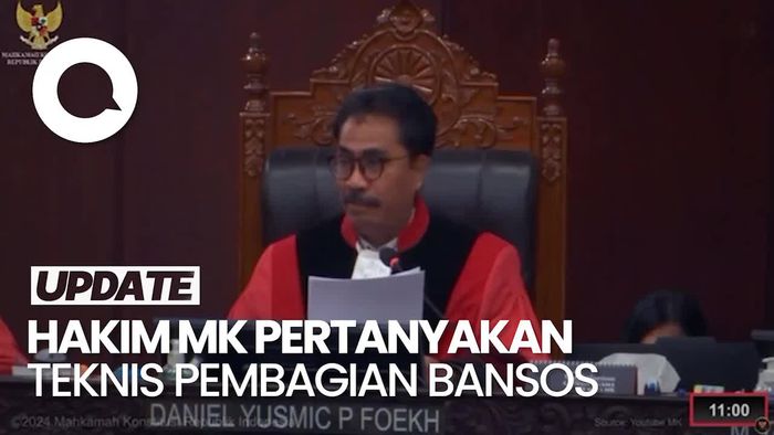  Hakim MK: Apa Menko PMK, Menko Ekonomi dan Presiden Boleh Bagi Bansos?