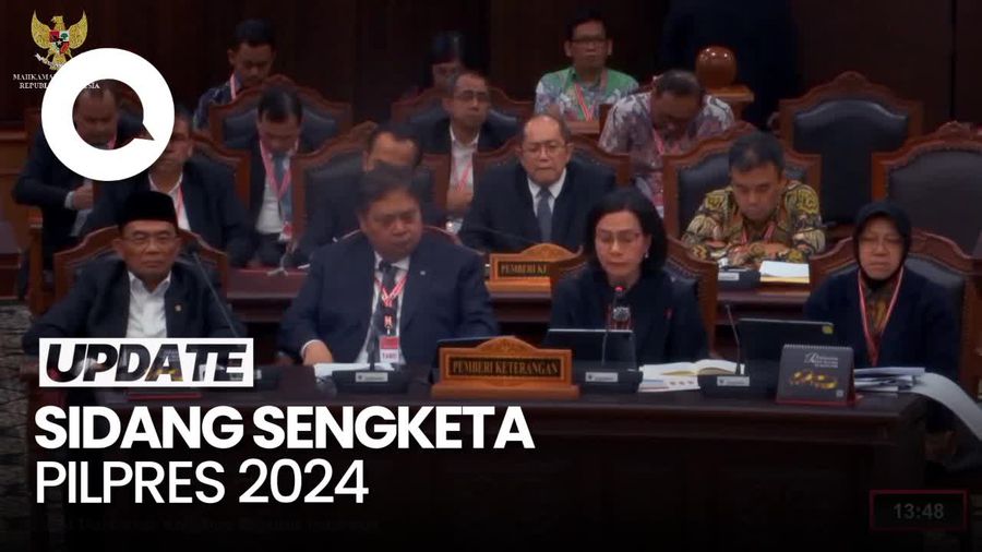 Menteri Jokowi Irit Bicara Seusai Ikuti Sidang di MK