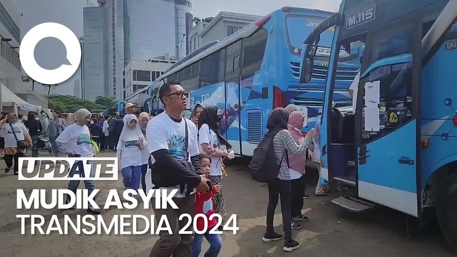 Momen Seru Pelepasan Mudik Asyik Transmedia 2024