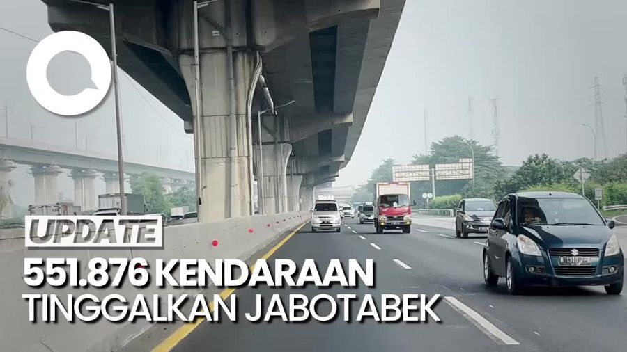Masa Mudik Lebaran, Setengah Juta Kendaraan Telah Tinggalkan Jabotabek