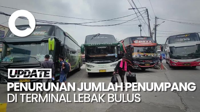 Penumpang di Terminal Lebak Bulus Tahun ini Alami Penurunan