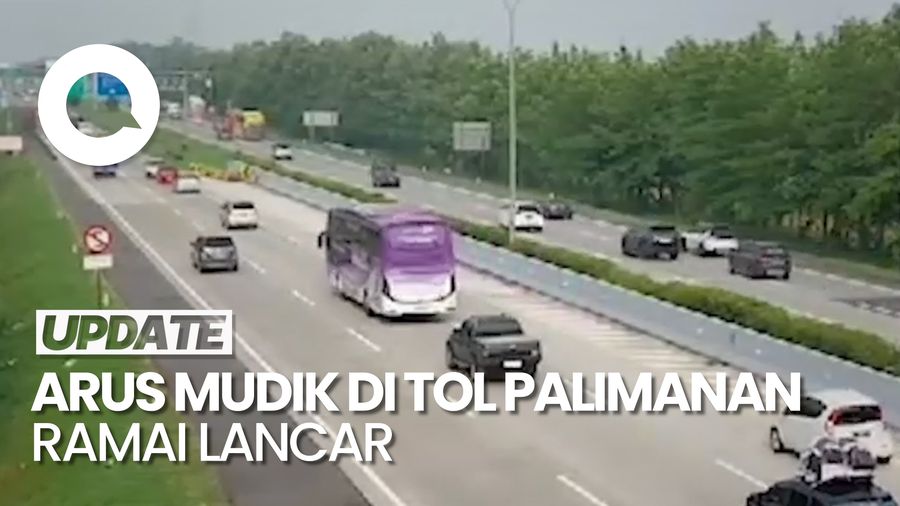 Pemberlakuan One Way di Tol Palimanan, Arus Lalin Ramai Lancar