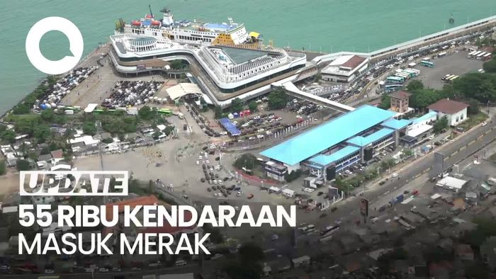 Volume Kendaraan Menuju Merak Meningkat 5%, Antrean Mengular hingga 2 Km