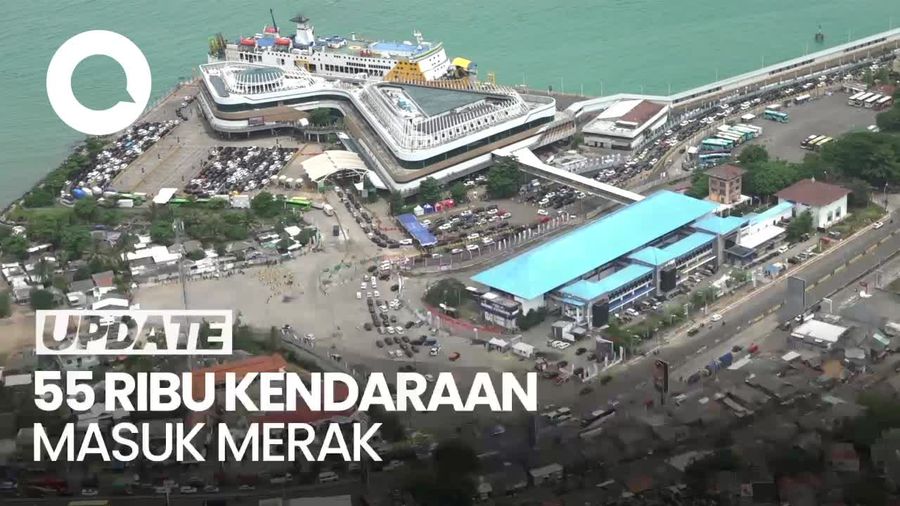 Volume Kendaraan Menuju Merak Meningkat 5%, Antrean Mengular hingga 2 Km
