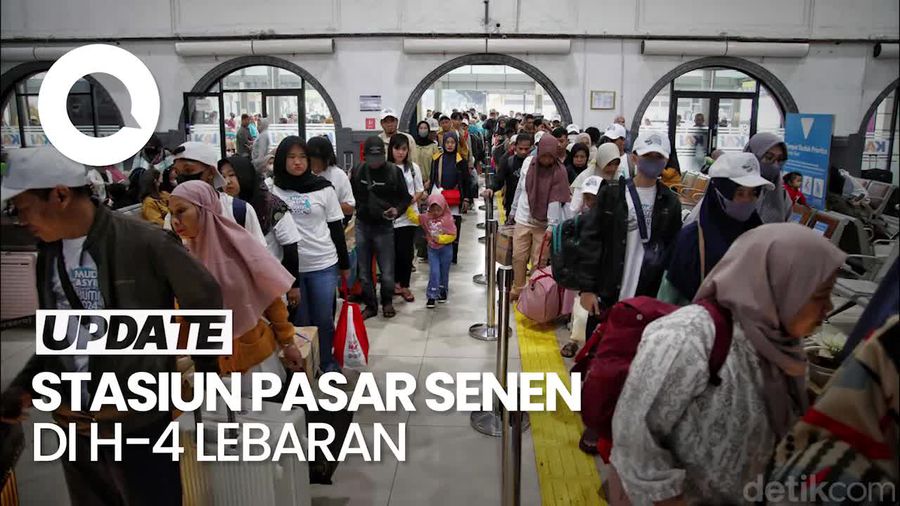 H-4 Lebaran, 26 Ribu Penumpang Berangkat dari Stasiun Pasar Senen