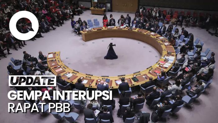 Momen Gempa New York Bikin Panik Peserta Rapat Dewan Keamanan PBB