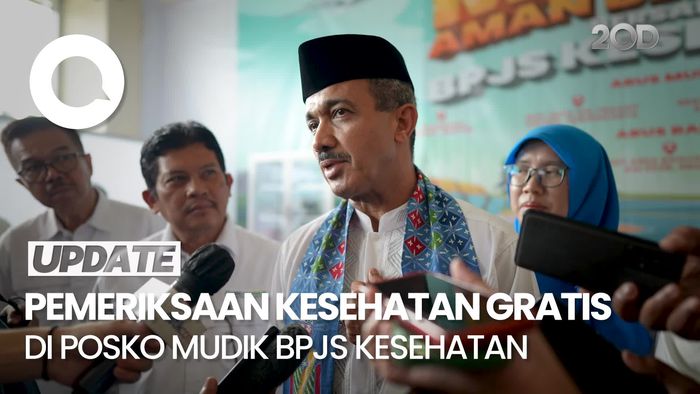 Pemeriksaan Kesehatan Gratis di Posko Mudik BPJS Kesehatan