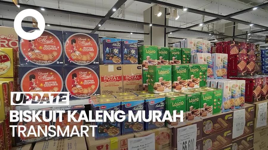 Serbu Diskon Biskuit Kaleng di Transmart Full Day Sale