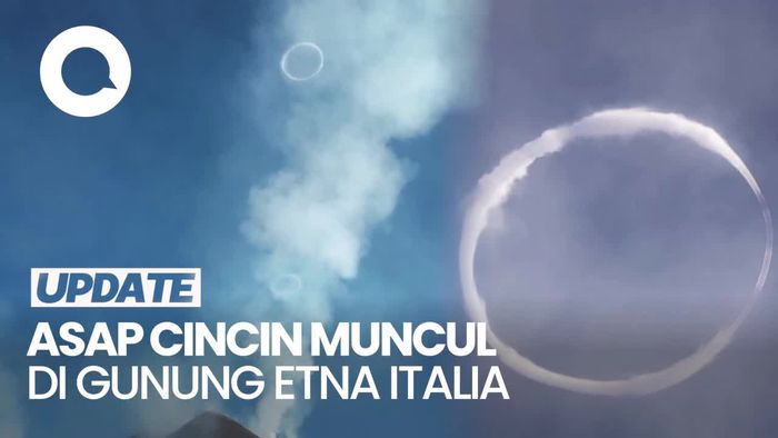 Melihat Fenomena Asap Cincin Vulkanik di Gunung Etna 