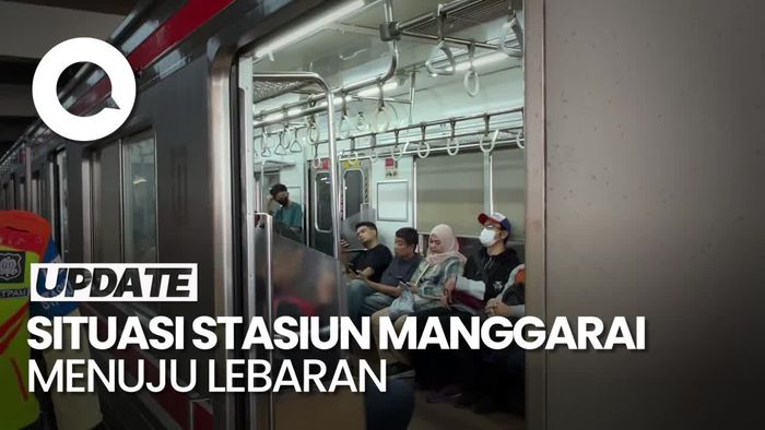 H-3 Lebaran, Penumpang Merasa Stasiun Manggarai Lebih Sepi dari Biasanya