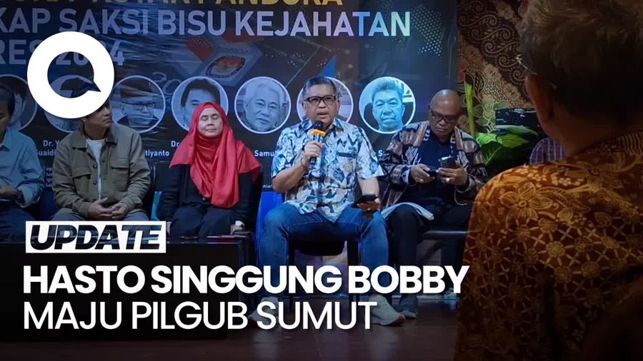 Hasto Bicara Abuse of Power Jokowi, Singgung Bobby Maju Pilgub Sumut