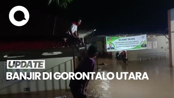 Banjir Rendam 8 Desa di Gorontalo Utara, Rumah Warga Hanyut