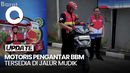 Puluhan Motoris Pengantar BBM Disiagakan untuk Bantu Pemudik