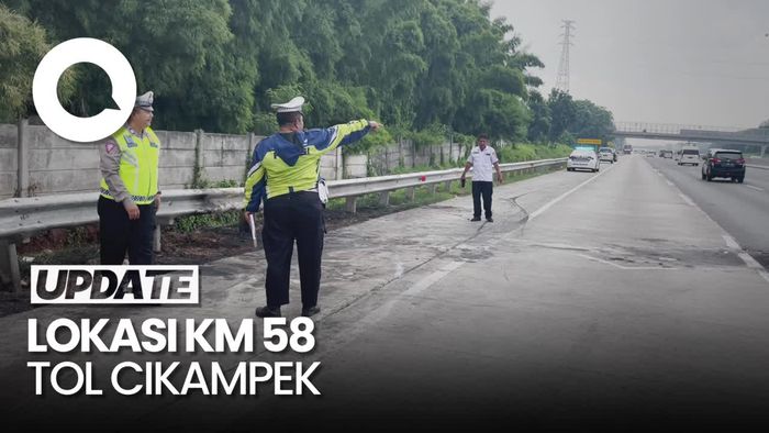 Ini Lokasi Kecelakaan Maut di Km 58 Tol Cikampek