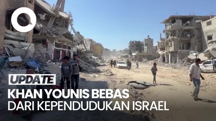Israel Tarik Mundur Pasukan dari Khan Younis, Warga Gaza Berbahagia