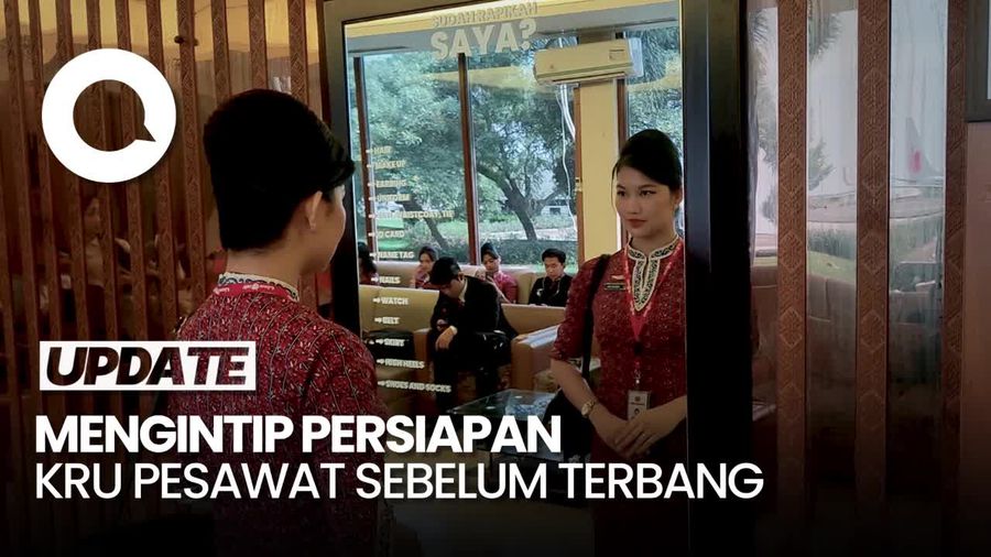 Mengintip Persiapan Kru Pesawat Sebelum Terbang