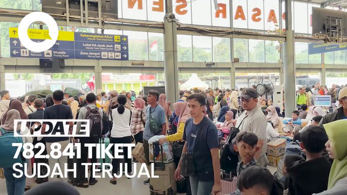KAI DAOP 1 Jakarta: 782.841 Tiket Telah Terjual Selama Masa Lebaran