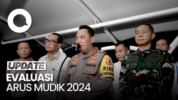 Kapolri Sampaikan Evaluasi Arus Mudik Lebaran 2024