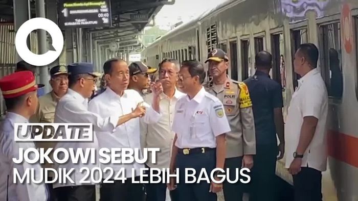 Jokowi Sebut Mudik 2024 Jauh Lebih Bagus Dibanding Tahun Lalu
