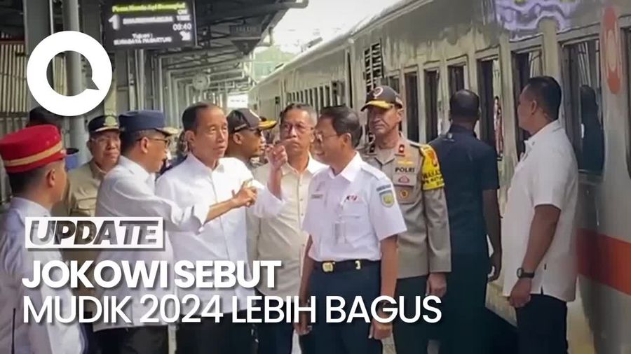 Jokowi Sebut Mudik 2024 Jauh Lebih Bagus Dibanding Tahun Lalu