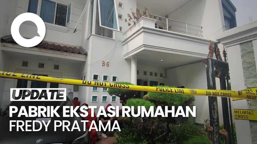 Begini Jeroan Pabrik Ekstasi Rumahan Fredy Pratama di Sunter