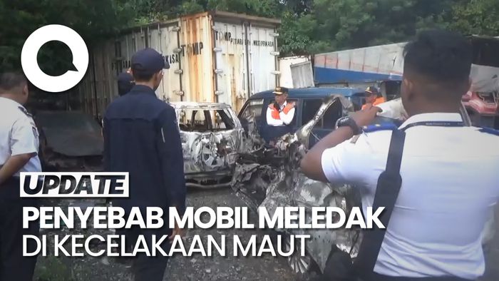 KNKT Ungkap Penyebab Mobil Meledak-Terbakar di Insiden Maut Tol Japek