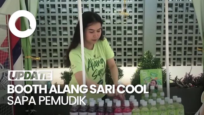 Refreshment Booth Alang Sari Cool Hadir di Rest Area Km 389 B