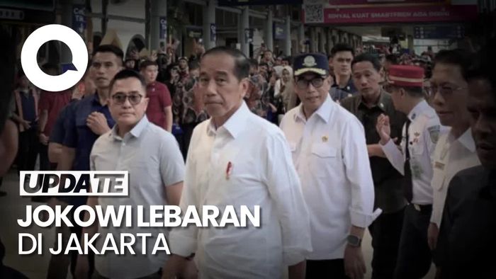 Lebaran di Jakarta, Jokowi Jawab Begini Saat Ditanya Bakal Open House