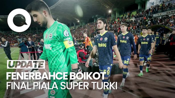 Fenerbahce WO, Galatasaray Juara Piala Super Turki Cuma dalam Waktu Semenit