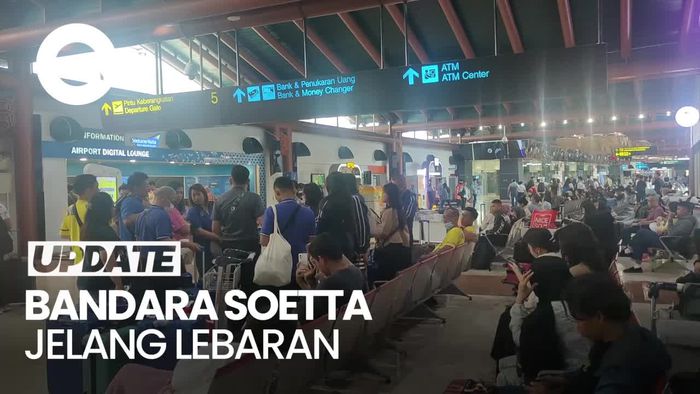 Suasana Bandara Soekarno-Hatta di H-2 Lebaran