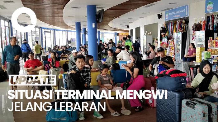 Terminal Mengwi Bali Masih Ramai Pemudik H-2 Lebaran