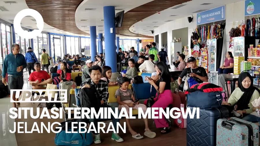 Terminal Mengwi Bali Masih Ramai Pemudik H-2 Lebaran